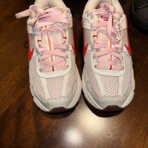 Nike Kids Pink and Red Sneakers